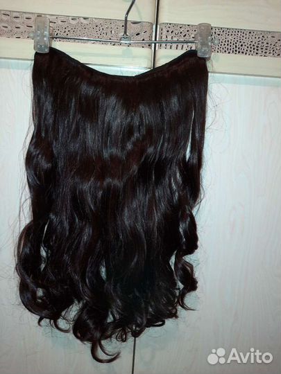 Волосы на заколках термо. искусственные