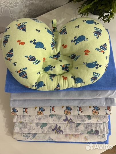 Пеленки детские пакетом и подушка