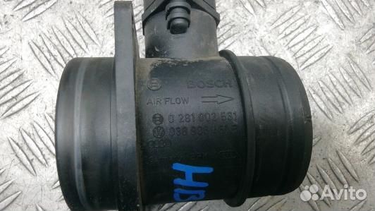 Расходомер воздуха дизельный volkswagen touran (1T
