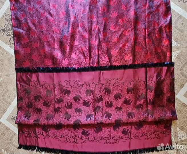 Платок палантин шелк