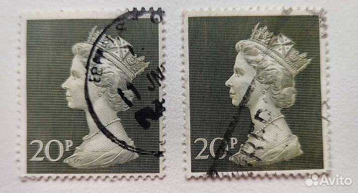 Марки Великобритания Елизавета II