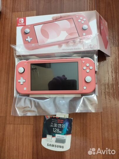 Новый прошитый Nintendo Switch Lite 128 гб