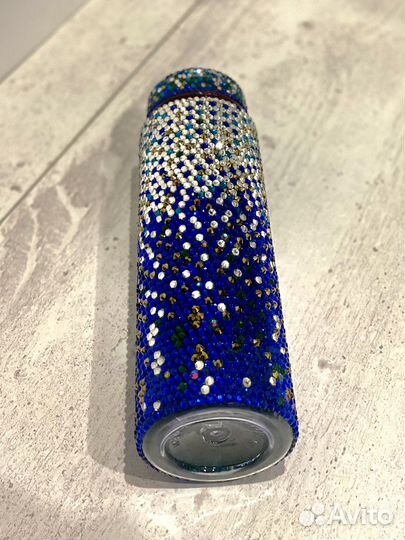Бутылка для воды из страз