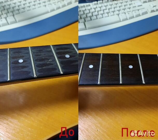 Установка струн, отстройка, ремонт гитар