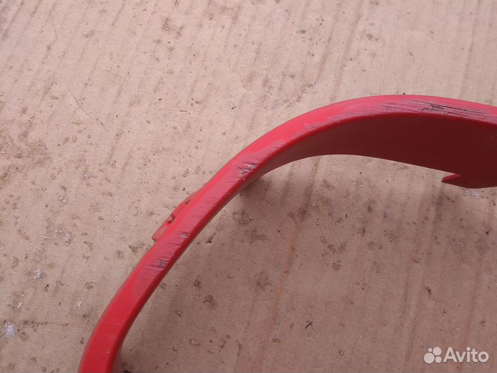 Накладка спойлера пер бампера Citroen C5 Aircross