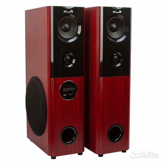 Акустические колонки eltronic 20-82 с микрофоном