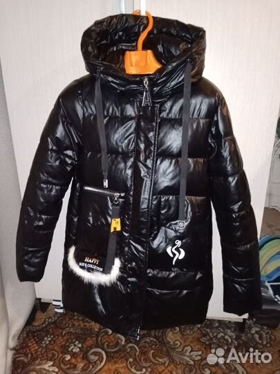 Куртка на девочку 140р тёплая