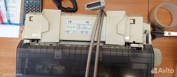 Матричный принтер Epson LX-300 и новые картриджи