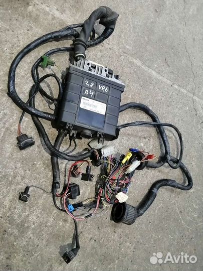 Эбу VW Passat 2.8l VR6 + проводка