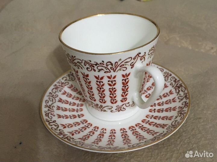 Костяной фарфор лфз кофейная пара