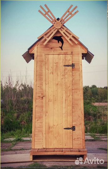 Уличный туалет домик с установкой CNI