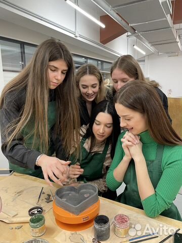 Мастер-класс за гончарным кругом, керамика