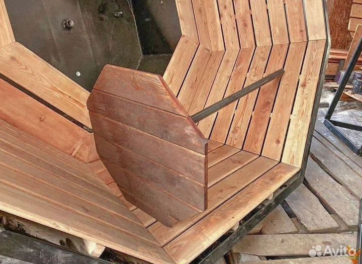 Уличная баня. Банный чан/Купель