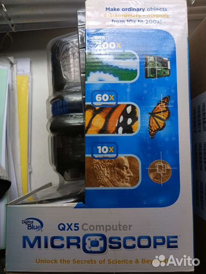 Цифровой Микроскоп QX5 Computer Digital Blue