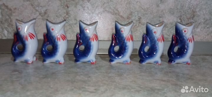 Штофы и графины СССР Рыба