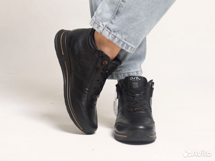 Кроссовки женские Ara, натуральная кожа, 38 р