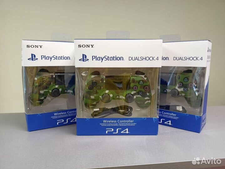 Новый Геймпад PS4 Камуфляж