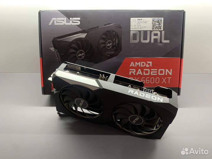 Видеокарта Asus RX 6600 XT 8GB OC на пломбе