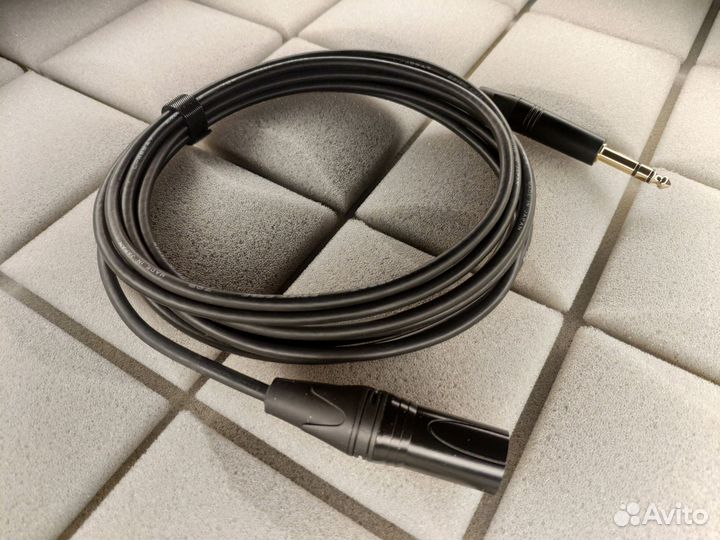 Xlr штекер - jack 6,3 stereo Canare l-4e5at