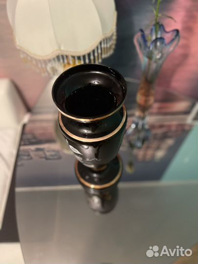 Ваза для цветов богемия чехия