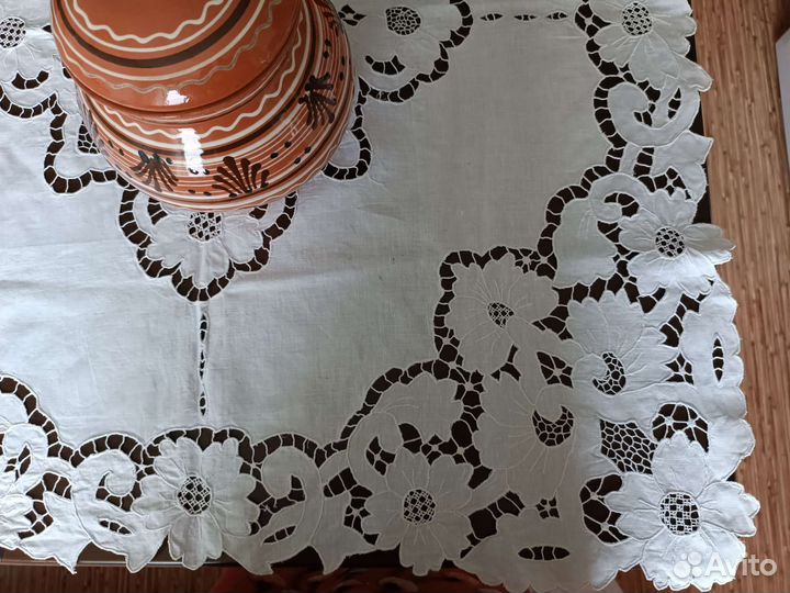 Крючком вязанные вещи.Ришелье