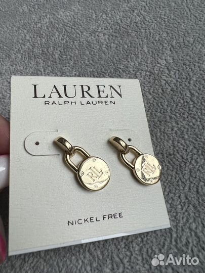 Серьги клипсы Ralph Lauren