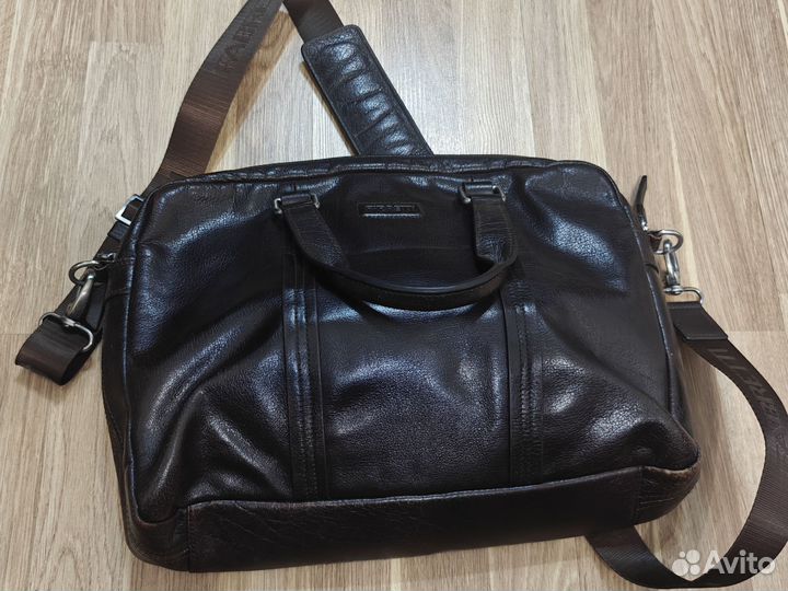 Мужской кожаный портфель бу