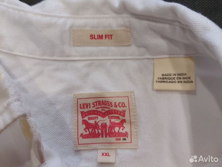 Джинсовая рубашка levis