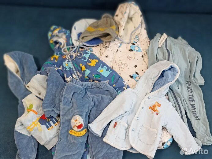 Пакеты одежды для младенца мальчика 50-68