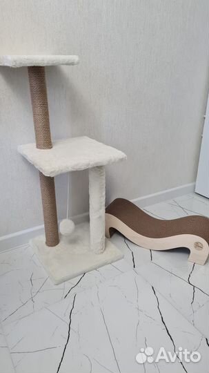 Когтеточка домик для кошки новый