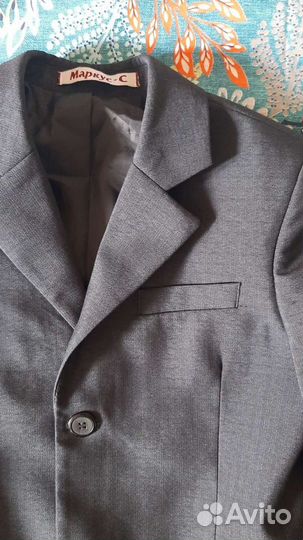 Школьный костюм / пиджак / 134 рост