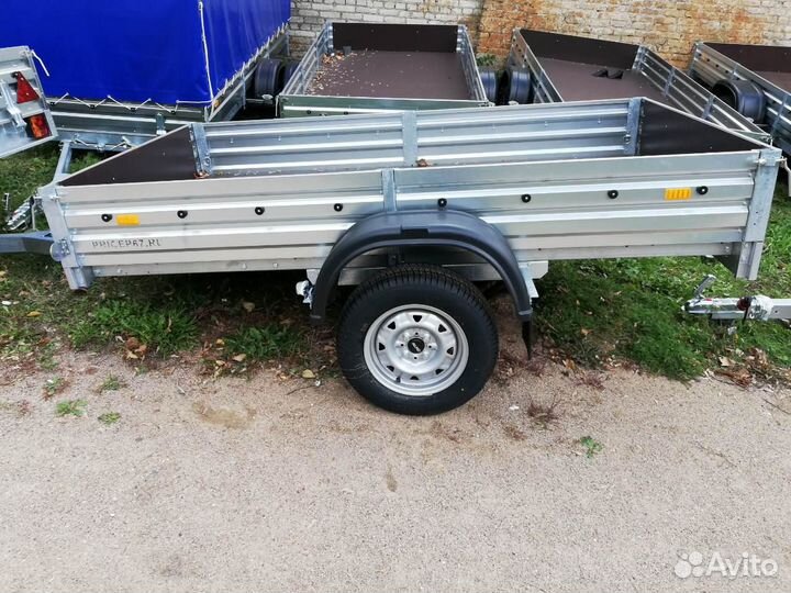 Прицеп бортовой для дачи и мототехники 2.45*1.37