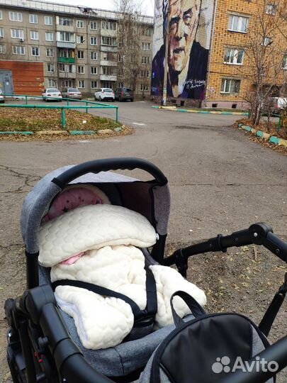 Конверт на выписку зимний для девочки