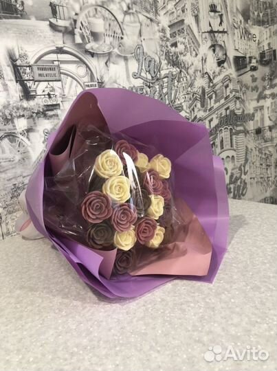 Букет из шоколадных роз