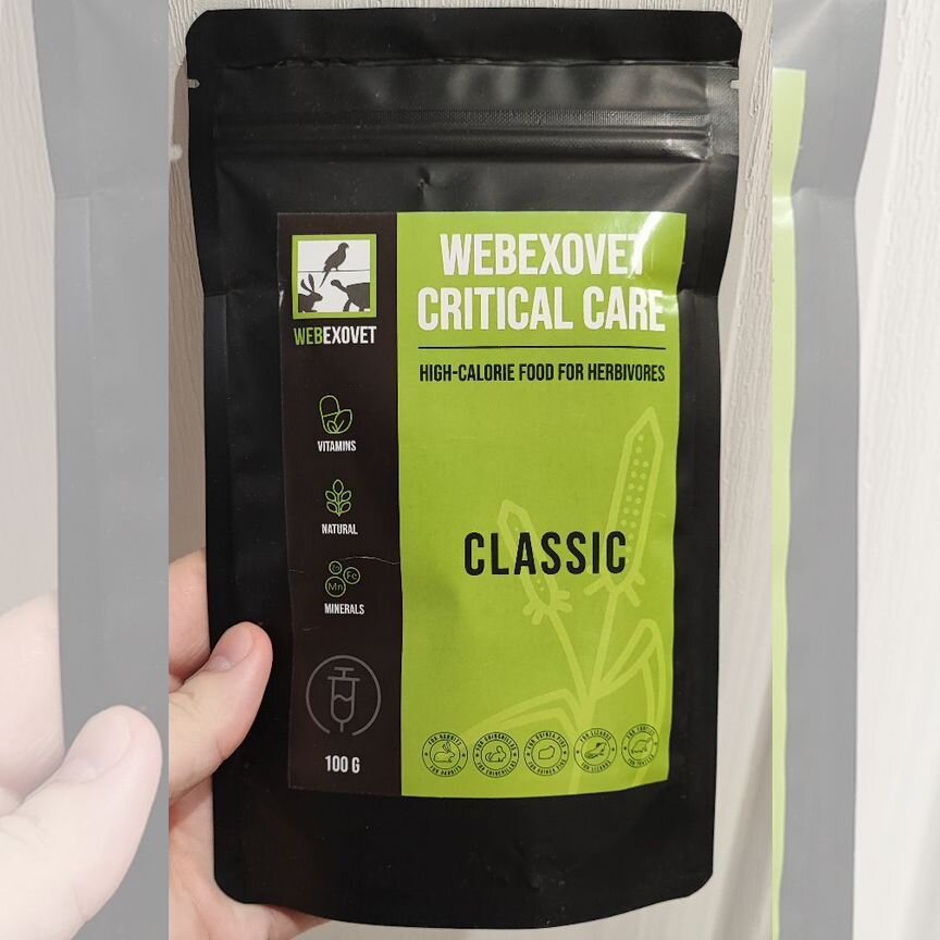 Сухой корм Webexovet Critical Care