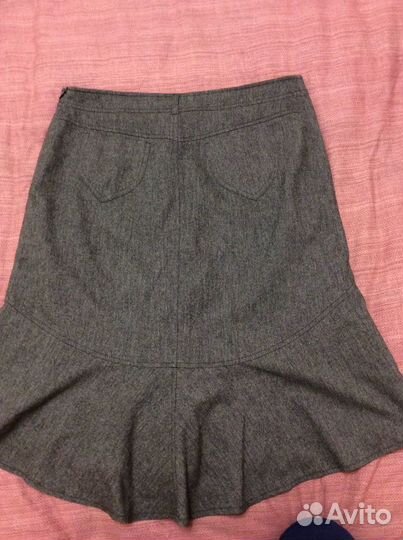 Юбка шерсть (почти новая) 50 р-р