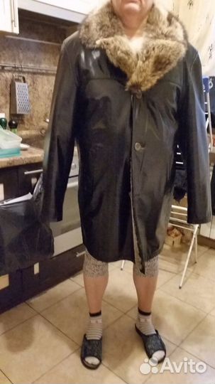 Продам мужскую куртку на меху (дубленка)