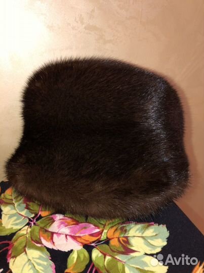 Шапка норковая женская
