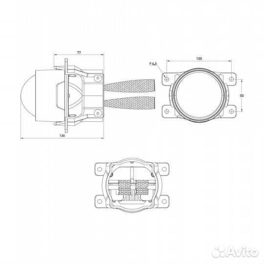 Светодиодные птф линзы MTF absolute vision F