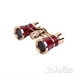 Бинокль театральный Veber Opera бгц 3x25 бел/красн