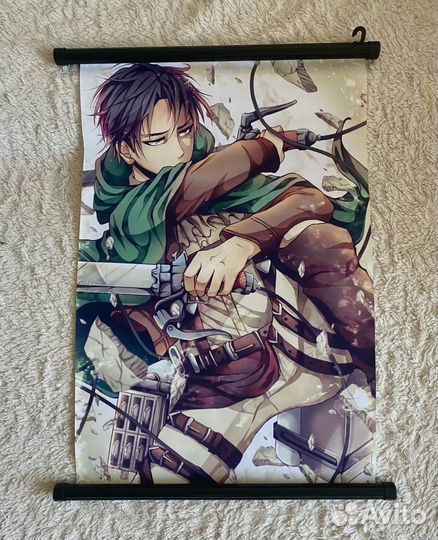 Подушка Атака титанов Леви Аккерман