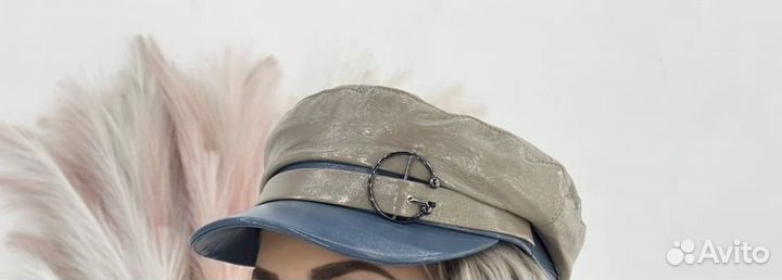 Кепи кепка фуражка женская новая экокожа