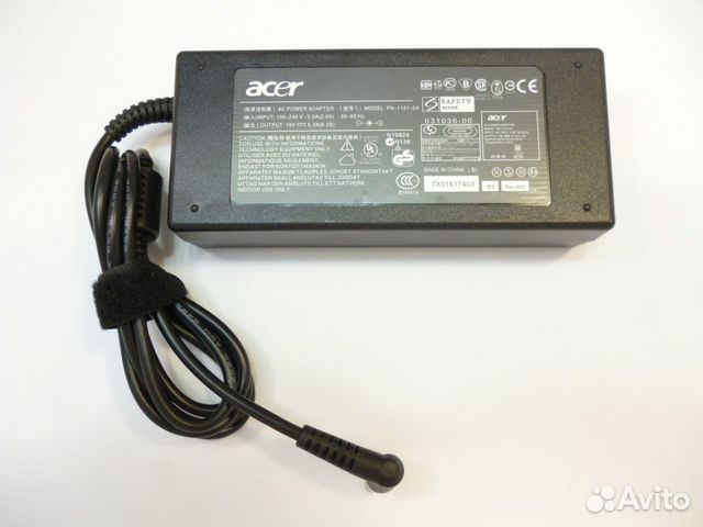 Новый блок питания Acer 120W 19V 6.3A (5.5x2.5)