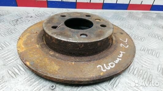 Диск тормозной задний opel astra H (HML28LR02)