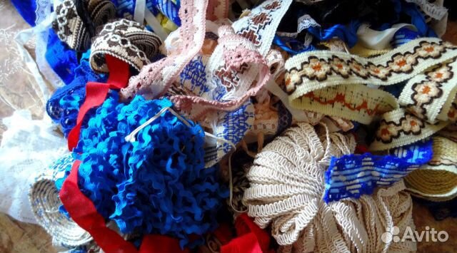 Тесьма, кружева, сутаж времён СССР