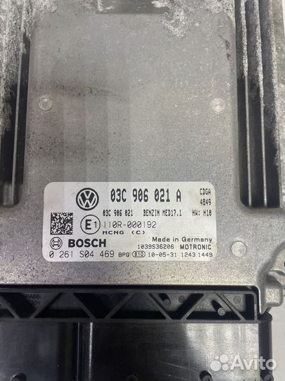 Эбу двигателя cdga Фольксваген Пассат Б6