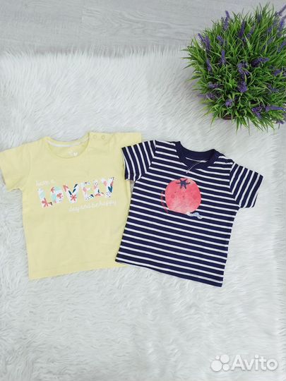 Фирменные красивые комплекты лето 80-86 см