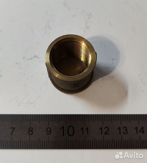 Муфта (латунь) 1/2