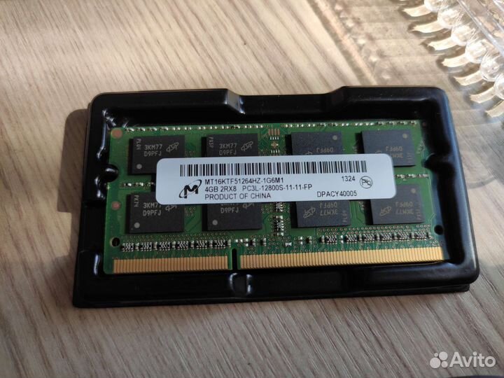 Оперативная память Micron DDR3L SO-dimm 4Гб 1600