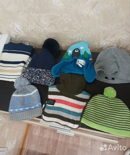 Шапка детская зимняя теплая для мальчика 2 фото